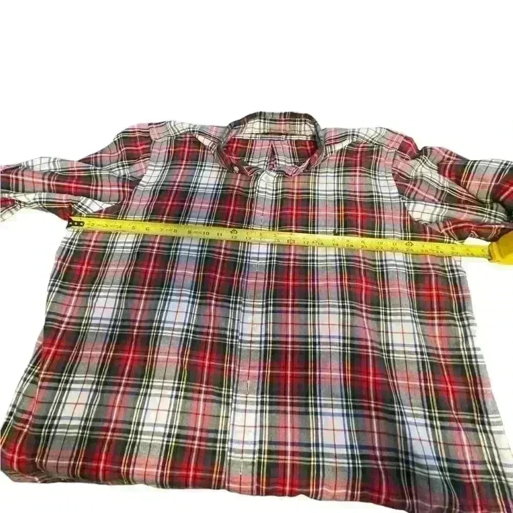 POLO RALPH LAUREN CLASSIC FIT PERFORMANCE FLANNEL PLAID SHIRT MENS SIZE 2XB $168